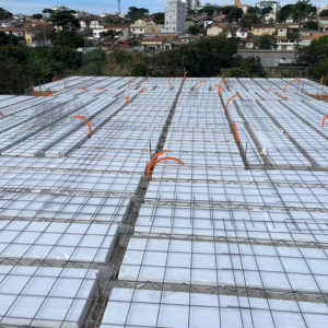 Laje Treliçada com Isopor